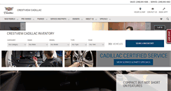 Desktop Screenshot of crestviewcadillac.com
